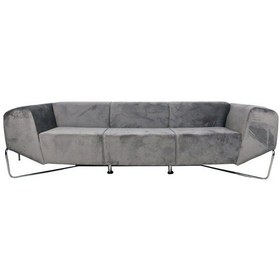 Resim Koltukstilim Elite Üçlü Gri Kumaş Kanepe Gri 