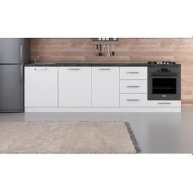 Resim Minar 280 Cm Mutfak Dolabı Beyaz 280-B3-Alt Modül Beyaz 