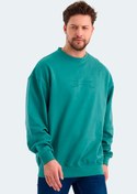 Resim VADIK Oversize Erkek Sweatshirt Yeşil 