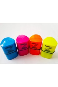 Resim Mahi Max Perfect Grip Auto Iki Bölmeli 3 Girişli Üçgen Kalemtıraş 1 Adet 