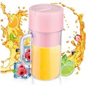 Resim Konesam 340ml Usb Şarjlı El Blenderi - Taşınabilir Meyve Juicer, Ip67 Su Geçirmez, 1200mah Pil, Pembe 
