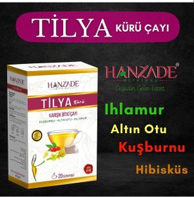 Resim Tilya Kürü Form Çayı Kuşburnu Altın Otu Ihlamur 20 Süzen Poşet 