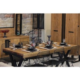 Resim Ntconcept Ntconcept Masif Ağaç Mutfak Masası Takımı (437781110) 