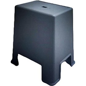 Resim Geseus Büyük Boy Banyo Taburesi Çok Amaçlı Tabure Antrasit Siyah-129 