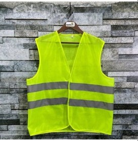 Resim Uiowoo Reflektörlü Işçi Tipi Ikaz Yeleği Neon Sarı 12 Adet 