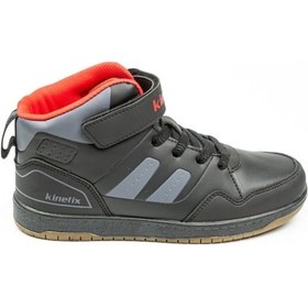 Resim Kinetix Giga Hi Siyah-Kırmızı Çocuk Spor Ayakkabı Siyah 