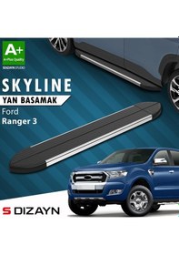 Resim Ford Ranger 3 Skyline Krom Yan Basamak 203 Cm 2012-2022 A+ Kalite 