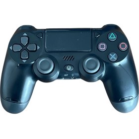 Resim YUES PS4 Kablosuz Oyun Kolu – PS4 & PC Uyumlu, Titreşim Destekli, Ergonomik Tasarım, USB Şarj Kablosu Dahil 