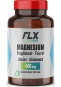 Resim Flx Magnezyum Bisglisinat Malat Taurat Glukonat 400 Mg 60 Tablet 