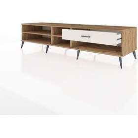 Resim Kronos Tv Ünitesi 2 Raflı Tek Çekmeceli 220x59x51 Çam-çam/aytaşı Atlas Çam/aytası - Atlas Çam 