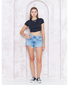 Resim Kutaf Kadın Denim Şort 001 