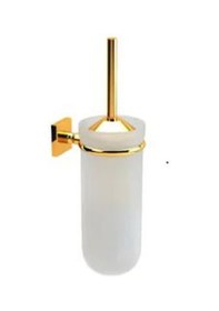 Resim Lüx Pirinç Duvara Monte Uzun Tuvalet Fırçası Altın 