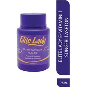 Resim Elite Lady Süngerli E-Vitaminli Aseton 75 ML 