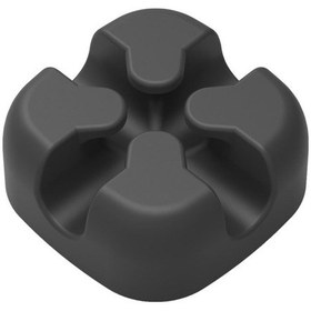 Resim Orıco Masaüstü Silikon Kablo Klipsi Düzenleyici Organizer Siyah 