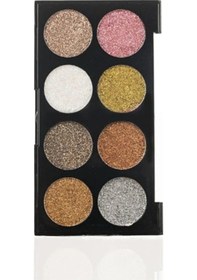 Resim 8 Renk Glitter Far Paleti - 2'li Set 