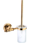 Resim Pure İstanbul Klozet Fırçası Camlı Gold Kmr-8014 