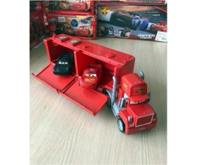 Resim Şimşek Mcqueen Oyuncak Mc Tır Kapakları Açılabilen 2 Arabalı 