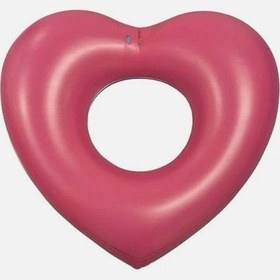 Resim Swim Essentials Red Purple Hearts Yüzme Simidi 90cm 