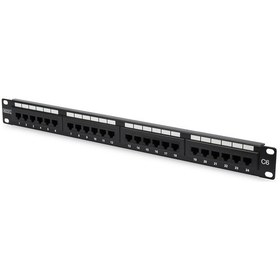 Resim Dıgıtus 1u 24port Cat6 Utp Bakır Patch Panel Dn-91624u-cr 