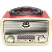 Resim Everton RT-301 Bluetooth-USB-SD-FM Şarjlı Nostaljik Radyo El Fenerli 