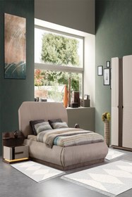 Resim Alanur Home Eko Trend Djt Yıkanabilir Kaymaz Taban 3 Lü Yatak Odası Takımı Al1109 Iskandinav Lacivert 