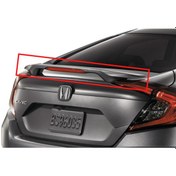 Resim Honda Fc5 2015-2021 Işıklı Spoiler Boyasız 