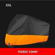 Resim Turcoshop11 Xxl Motosiklet Örtüsü Dayanıklı Polyester Havalandırma Delikli Reflektif Çizilmeye Dayanıklı 