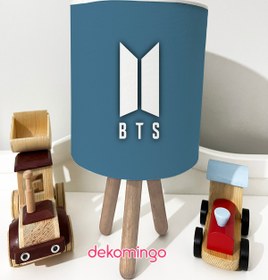Resim dekomingo ABAJUR MAVİ BTS BANGTAN BEBEK VE ÇOCUK ODASI 
