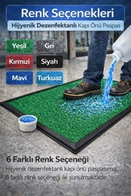 Resim Stepmat Myfloor Renkli Dezenfektan Hijyen Paspası Yeşil 