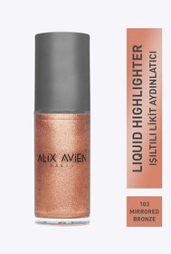 Resim Alix Avien Kahverengi Işıltılı Likit Aydınlatıcı - Liquid Highlighter - 103 Yüz & Vücut İçin - 30l 