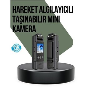 Resim Gece Görüşlü Döngüsel Kayıt Destekli Mini Kamera 