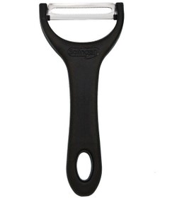 Resim Solingen Mat Siyah Sapan Soyacak Paslanmaz Alman Çeliği, Ergonomik Sap, Çift Yönlü Kullanım-186 Siyah 