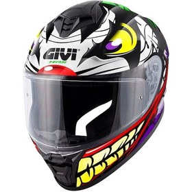 Resim Gıvı 50.x Joke Siyah Kask Siyah Mor 