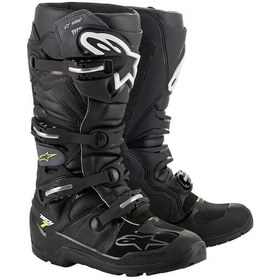 Resim Alpinestars Tech 7 Enduro Drystar Motosiklet Botu Siyah Gri 