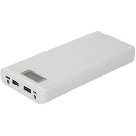 Resim 5v Çift Usb 8 Bölüm GS18650 Güç Bankası Pil Kutusu Cep Telefonu Şarj Cihazı Dıy Shell Kılıf Siyah 