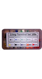 Resim YATE10 100 Adet 10 Boy Kutulu Sıkma Kablo Terminali 