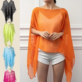 Resim Kadınlar için Şık Polyester Şal - %100 Dokuma Polyester Sarma, Çok Yönlü Şekillendirme, Esnek Olmayan, Tüy Olmayan Dekoratif Dışarı Çıkma Paşmina 