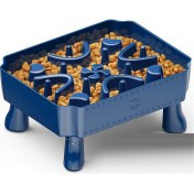 Resim Ipoearthu Yavaş Besleme Köpek Kapları, 2'si 1 Arada Köpek Bulmacası Büyük Irklar Için Yavaş Besleme Kabı, Maze Yükseltilmiş Köpek Mama Kabı Boğulmaya Karşı Korumalı (Yurt Dışından) 