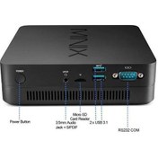 Resim Minix Ngc-5U Mini Pc Intel Core i5-8279U 8GB-256 GB Ubunru Mini Masaüstü Bilgisayar 