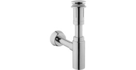 Resim MWX Teknoloji A45154 Lavabo Sifon Seti, T Tipi, Krom 