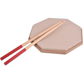 Resim Bateri Davul Ritim Çalışma Pedi 12'' Krem 