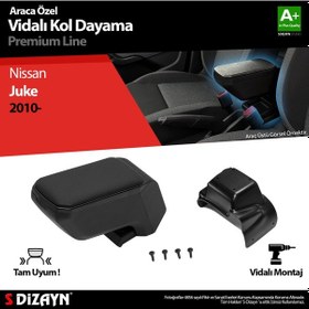 Resim S-dizayn Nissan Juke Abs Vidalı Kol Dayama Kolçak Siyah 2010 Üzer 