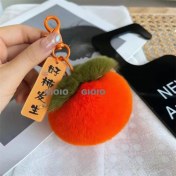 Resim Silver1 Gıoıo Yeni Sevimli Gerçek Saç Tilki Küçük Cinderblock Saç Araba Anahtarlık Kolye Ins Pixie Peluş Top Çanta Aksesuarları (Yurt Dışından) 