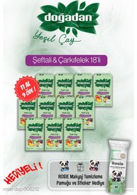 Resim Doğadan 18'li Yeşil Çay 11 Al 9 Öde Şeftali Ve Çarkıfelek Ve Rosie 