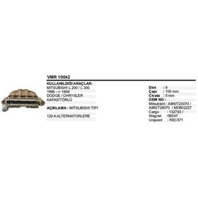 Resim Genel Markalar DİOT TABLASI YM MITSUBISHI L200-300 98-> PLASTİKLİ 