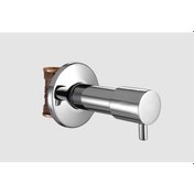 Resim Option Ankastre Ara Kesme Stop Valf Pirinç 1/2 Gümüş 