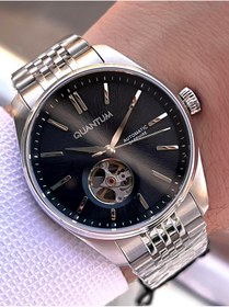 Resim Quantum Otomatik Mekanizma Sapphire Cizilmez Cam Çelik Kordon 10 Atm Erkek Kol Saat EMG.1207.350 