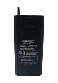 Resim Lightex Lt-407 4Volt 0.7Amper Akü 63X21X30Mm 