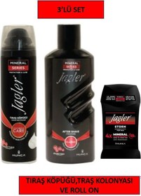 Resim Jagler Tıraş Köpüğü 200 Ml + Mineral Serisi Classic Tıraş Kolonyası 200 Ml+stick 50 Grroll On Fresh 