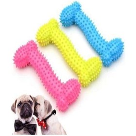 Resim Kemik Şeklinde Köpek Diş Kaşıma Oyuncağı 